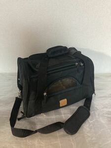 中古品☆Purrpy 猫 キャリー バッグ 折りたたみ可 猫・小型犬用 キャリーバック 通気性いいのショルダーペットキャリーバッグ