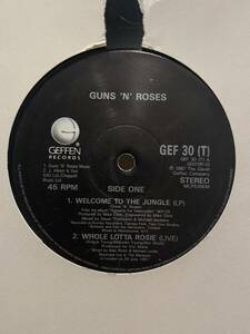 ガンズアンドローゼズ GUNS N ROSES 名曲4曲 Welcom to the jungle Whole Lotta Rosei It