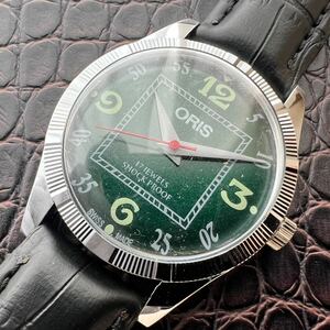 【お値下げ歓迎】オリス ORIS ビンテージ 機械式 手巻き ウォッチ 腕時計 メンズ 中古 アンティーク 動作良好 ディズニー ミッキー NO.797