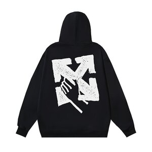 OFF-WHITE オフホワイト パーカー トップス ジャケットフード Hand Arrow Logo Hoodie パーカ ブラック 希少 中古