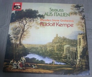 ケンペ/R,シュトラウス 交響的幻想曲『イタリアから』♪ (英)EMI白黒切手ステレオ
