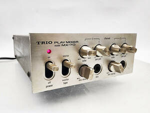 3761 R50719　TRIO トリオ　PLAY MIXER プレイミキサー　MX-70　マイクミキサー　音響機器