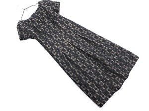 Talbots タルボット ウール混 Aライン ワンピース size2/黒ｘベージュ ◇■ ☆ elc3 レディース