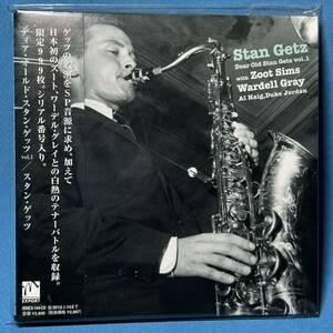 限定999枚★ スタン・ゲッツ / ディア・オールド・スタン・ゲッツ vol.1 [紙ジャケ]★ Stan Getz / DEAR OLD STAN GETZ VOL.1 ★新品同様