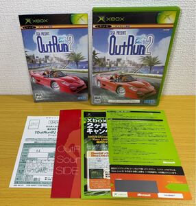 XBOX【アウトラン2 OutRun】ハガキ 取扱説明書 ディスク サウンドトラックCD付き『マイクロソフト Microsoft』セガ SEGA