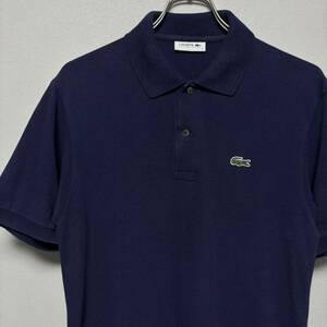 LACOSTE ラコステ ポロシャツ shirt シャツ 紺色