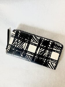 新品未使用品！【送料込】Vivienne Westwood　ヴィヴィアンウエストウッド　長財布　ネイビー(黒に近い)×アイボリー×ブラック他　6445138