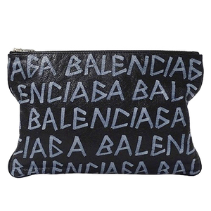 バレンシアガ BALENCIAGA バッグ レディース メンズ ブランド クラッチバッグ セカンドバッグ グラフィティ キャリークリップM レザー