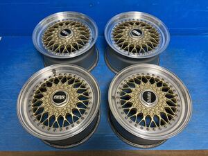 BBS RS318 RS246 GERMANY 16インチ 16x8.5J +35 9J +41 114.3/5H 中古4本 激レア 深リム　鍛造　3ピース　フェアレディZ