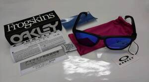 ★未使用★オークリー★OAKLEY★FROGSKINS(A)★フロッグスキン★924561★正規品★PRIZM SAPHIRE【プリズム】★アジアンフィット★