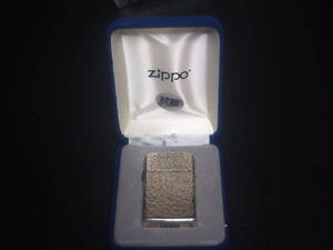 1円~!★ZIPPO STERLIN SILVER★スリム 56×30㎜★箱入り純銀★スターリングシルバー