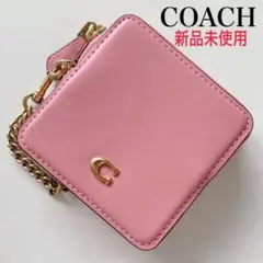 【新品未使用】COACHコーチ★コインケース★カードケース★キーケース★ピンク