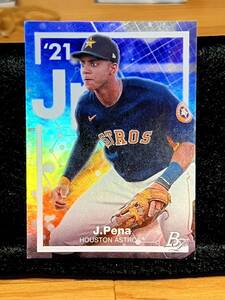 2021 Bowman Platinum Baseball Precious Elements ジェレミー・ペーニャ Jeremy Pena #PE-30 RC