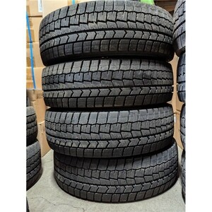 ★送料無料★ 195/65R16 2021年製 8～9分山 ダンロップ WINTERMAXX WM02 4本/中古スタッドレスタイヤ(冬タイヤ) レックス N7517_T