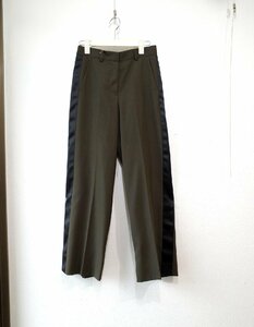 ★2022年　sacai/サカイ　*サイドライン　スーチングワイドスラックスパンツ/size;1*　古着のgplus広島　2402r1