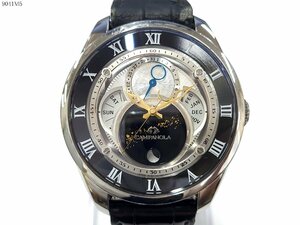 ★稼働品◎ CITIZEN CANPANOLA シチズン カンパノラ 天満星 8730-T018033 トリプルカレンダー ソーラー メンズ 腕時計 9041M5-19