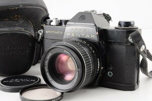 ASAHI PENTAX アサヒペンタックス SPOTMATIC F SPF SMC TAKUMAR F1.8 55mm ケース フィルター キャップ付 フィルム カメラ RL-772M/106