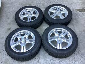 ROZEST 美品14インチアルミ　14x5.5J インセット38 PCD100 165/70R14 アイスナビ　ZEA2 スタッドレス　4本セット