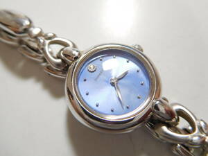 リコーの 腕時計クォーツ製　動作確認済　ベルトチェーン欠損!。