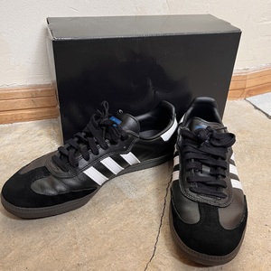 adidas Originals SAMBA Core Black ADV GW3159 27cm アディダス サンバ コアブラック フットウェアホワイト スエード バイカラー