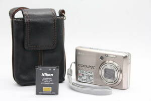 【返品保証】 ニコン Nikon Coolpix S600 ピンクゴールド 4x ケース バッテリー付き コンパクトデジタルカメラ v4388