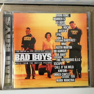 「BAD BOYS」 music from the motion pictire　＊feat. DIANA KING,WARREN G,2PAC,THE NOTORIOUS B.I.G and more　＊輸入盤