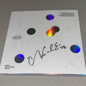 ニコル(KARA)◎「YOU.F.O」CD(無)＋ブックレット＜完全数量限定盤＞非売品◎直筆サイン