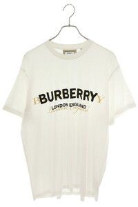 バーバリー Tシャツ 8010538 サイズ:M ダブルロゴプリントTシャツ 中古 SB01