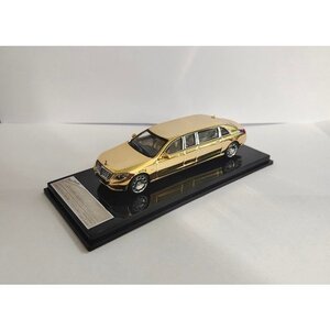 ＜新品＞ Stance Hunters メルセデス マイバッハ S600 Pullman　Chorme Gold　1/64サイズ