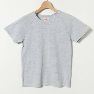 メール便◯ H.R.MARKET ハリウッドランチマーケット ストレッチフライス ショートスリーブ 半袖Tシャツ ライトブルー 水色 2 M 日本製 定番