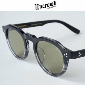 グリーンレンズ UNCROWD アンクラウド SHADE サングラス デボネア UC-042 MODEL-DEBONAIR BLACK SASA/GREEN