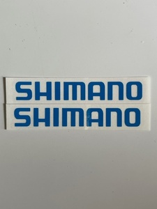 SHIMANO シマノ 中サイズ カッティングステッカー 中サイズ スカイブルー (水色) 中サイズステッカー スカイブルー 水色２枚セット