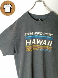 NFL TEAM APPAREL 半袖Tシャツ L グレー 古着 A55 両面ビッグプリント 