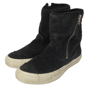 コンバース CONVERSE SUEDE ALL STAR BOOTS NS Z SHIN-HI オールスター ショートブーツ スエード 黒 白 ブラック ホワイト US 4 23cm