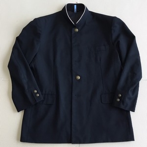 Cランク M334#(中古) 学ラン Ｌ程度 男子学生服 /黒/SCHOOL WEAR/制服/学生/中学/中学校/男子学生/学生服