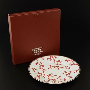 ◎512999 未使用品 RAYNAUD LIMOGES レイノー リモージュ クリストバル ハウス食品 100周年記念 ディナープレート 27cm 希少 箱入 非売品