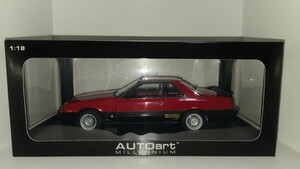 AUTOart 1/18 日産 スカイライン ハードトップ 2000 ターボ インタークーラー RS-X (DR30) (レッド/ブラック)　Aa　オートアート