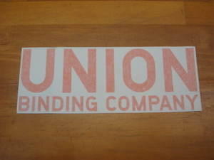 新品UNION UBC DIECUT 10 INCH STICKER(ユニオンユービーシーダイカット10インチステッカー) ORNAGE(オレンジ) 