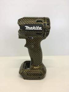 マキタ　makita　インパクトドライバー　TD171　TD161　カスタムハウジング（外装）　カーボン・イエロー柄　艶あり仕様　新品