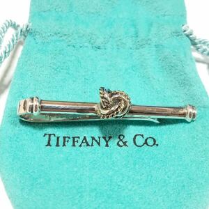 【ティファニー】本物 TIFFANY&Co. ネクタイピン ロープ ツイスト シルバー925×ゴールド750 タイバー タイピン メンズ 保存袋付 送料370円