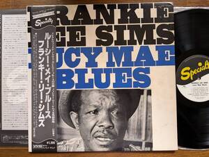 【帯LP】フランキーリーシムス(VS2002VIVID1979年LUCY MAE BLUES/FRANKIE LEE SIMS/TEXAS BLUES/OBI)