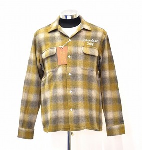 STANDARD CALIFORNIA（スタンダードカリフォルニア ）SD Wool Check Shirt チェックウールシャツ CPO ジャケット JACKET L/S長袖LOGOロゴ