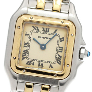 カルティエ CARTIER W25029B6 パンテールSM 2ロウ クォーツ レディース _746350