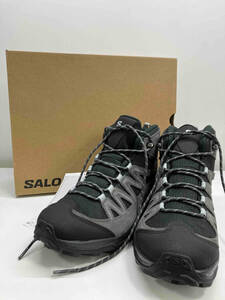 トレッキングブーツ ブラック SALOMON X WARD LEATHER MID GTX 471817 ゴアテックス ハイキング