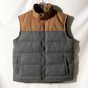 2013年製 FA13 patagonia パタゴニア Bivy Down Vest ビビーダウンベスト XL キャメルブラウン×グレー ヴィンテージ アウトドア