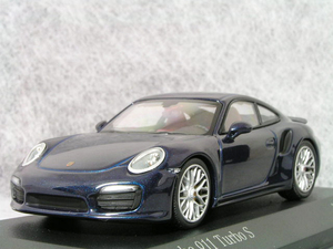 ● 1/43 ポルシェ 〓 911 (991) ターボ S / ダーク ブルー メタリック 〓 Porsche