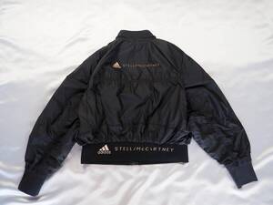 送料600円～新品◆定価34100円◆adidas by Stella McCartney◆ステラマッカートニー◆ウーブン ボンバージャケット◆黒◆S