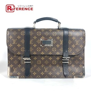 LOUIS VUITTON ルイヴィトン M92292 ラリー ブリーフケース 書類バッグ トートバッグ カバン モノグラムマカサー ビジネスバッグ【中古】