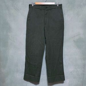 FILSON フィルソン 180 WOOL WHIPCORD FIELD PANTS 強撚 ウール ミリタリー スラックス パンツ size.34 (L) カーキ グリーン Made in USA