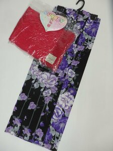 inagoya■ニュースタイル浴衣が入荷！【ゆんべい（兵児帯付き）】浴衣 甚平 女性 綿 新品 仕立て済み z1962mj